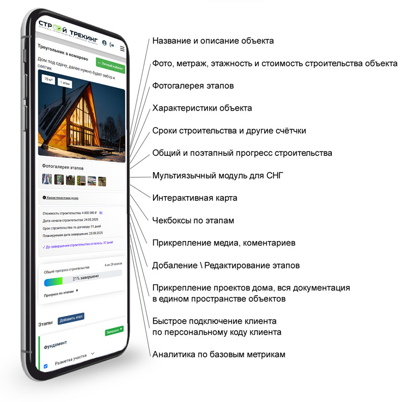 DoommTrack на мобильном устройстве